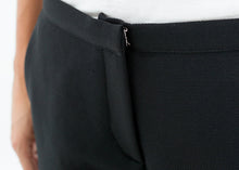 Load image into Gallery viewer, Side Zip Slim Pant in Black