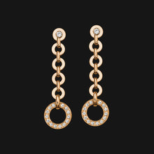 Load image into Gallery viewer, 18k-rose-gold-infinite-link-earrings_d3d4fd54-7016-4f3c-b3be-66aeb5c24d5f.jpg
