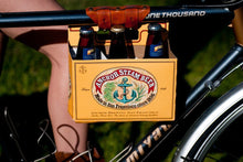 Load image into Gallery viewer, 6pack-holder-leather-on-bike-WEB.jpg