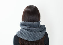 Load image into Gallery viewer, Product_Scarves_Avant_Toi_Knit_Neck_Warmer_Grey_8844.jpg
