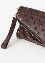 Load image into Gallery viewer, Kate_Mensah_Roxanne_clutch_brown_0056.jpg
