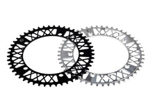 Load image into Gallery viewer, CHAINRING_F5-LATTICE_BLACK-N-SILVER_FRONT_WEB.jpg
